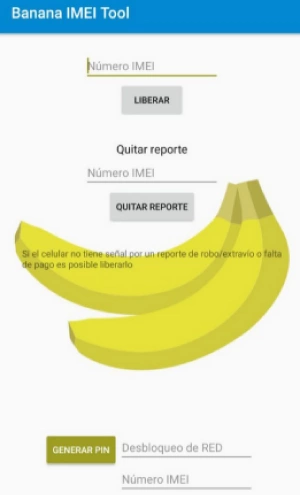 Desbloqueo Banana Tool Telcel