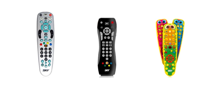 control remoto de Sky